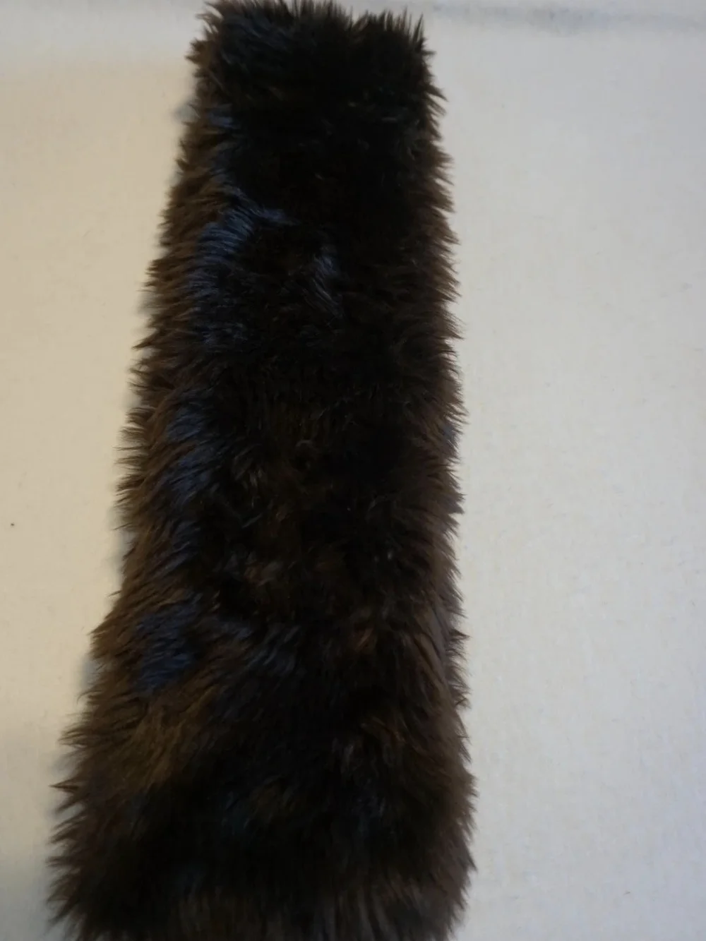 Chocolate Brown Faux Fur Scarf | Plush Winter Wrap | Soft Cozy Statement Accesso